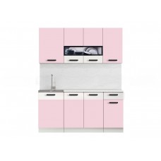 Готовый кухонный комплект РИО 1,7 м Розовый